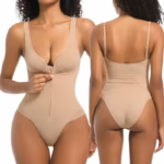Body Sculptant Sans Couture avec Zip Frontal (1 Acheté = 1 Offert) – Image 5