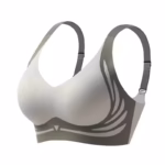 Soutien-gorge sans armature ni coutures, confort remontant (lot de 4) en vert sauge - détail