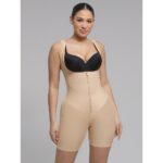 Gaine Colombienne Bande V Galbe Fessier Pêche Haute Compression